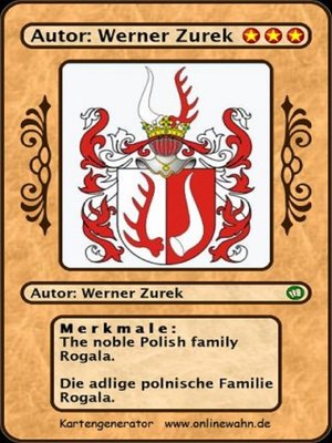 cover image of The noble Polish family Rogala. Die adlige polnische Familie Rogala.